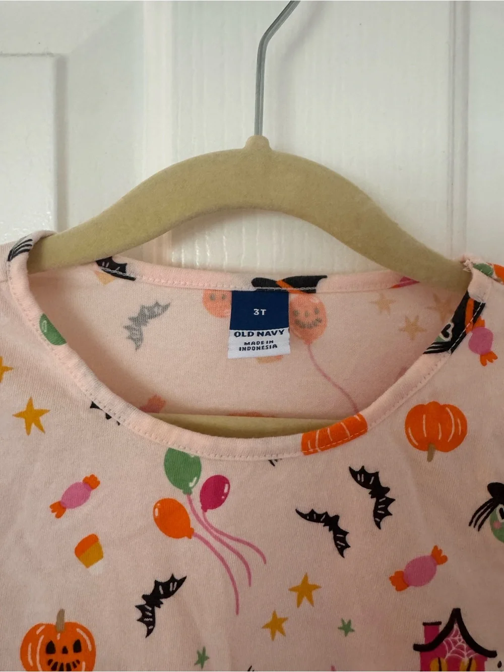 NWOT Old Navy Pink Halloween Witch & Pumpkin Dress